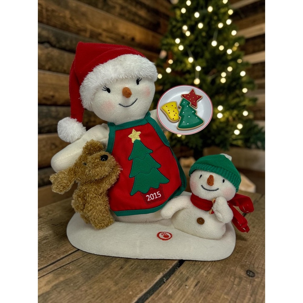 2015 Hallmark Jingle Pals Time for Cookies Snowmen Singing Plush - Tested/Works!